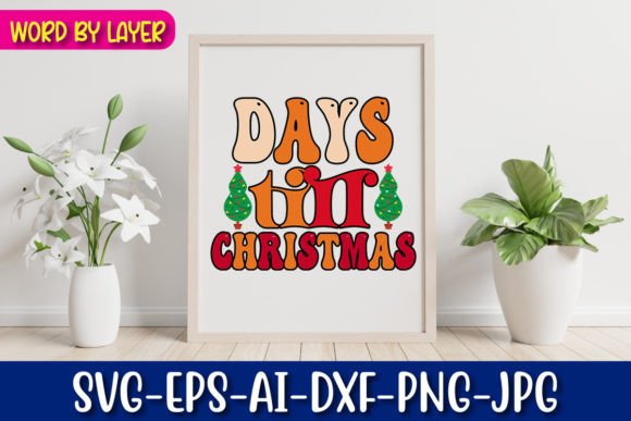Days Till Christmas Retro Christmas Desi Review