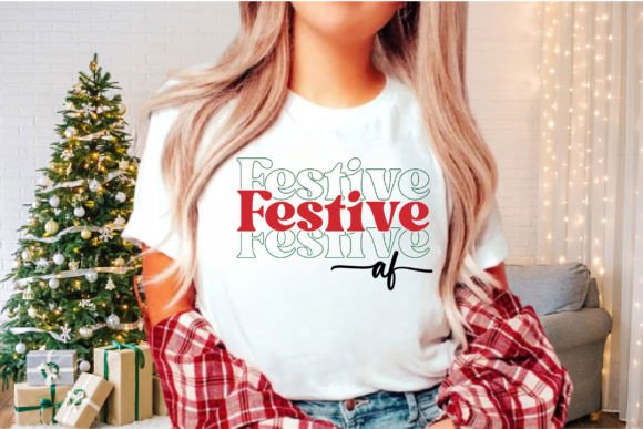 Festive Af Retro Christmas Quotes SVG Review