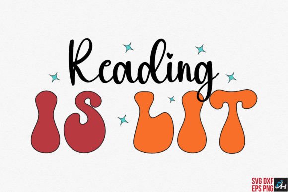 Reading is Lit Retro Book Lover SVG Review
