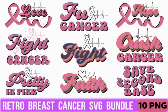 Retro Breast Cancer Svg Bundle Review