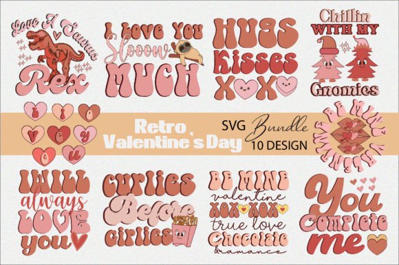 Retro Valentine’s Day SVG Design Bundle Review