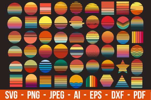 Retro Vintage Sunset Svg Bundle Review