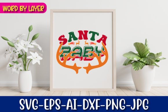 Santa Baby Retro Christmas Design Review