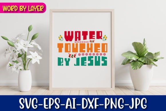 Water Touched by Jesus Embroidery Review